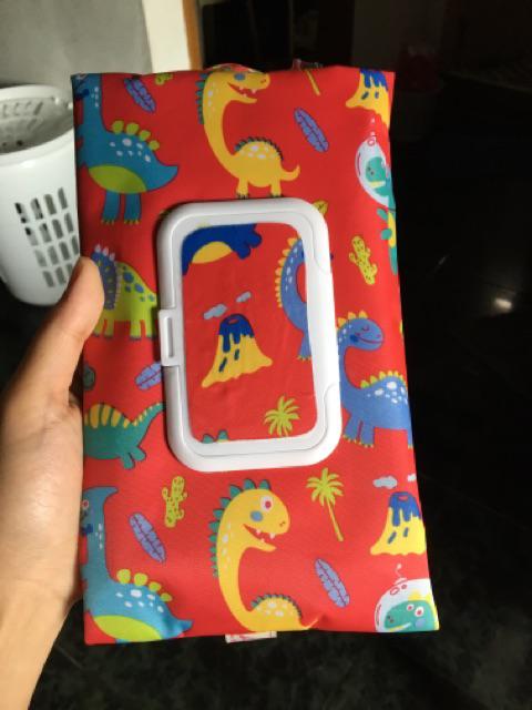 Pouch Tissue Kekinian 2 In 1 - Cute Dino