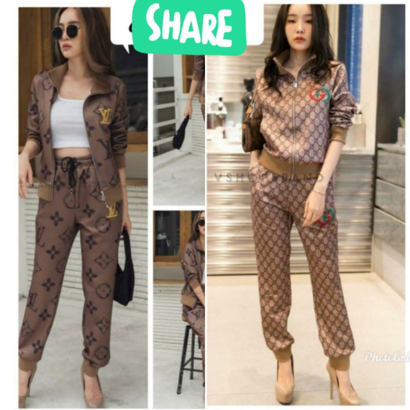 set stelan Lv gucci import setelan Lv guci setelan gucci Lv impor jaket stelan gucci import premium