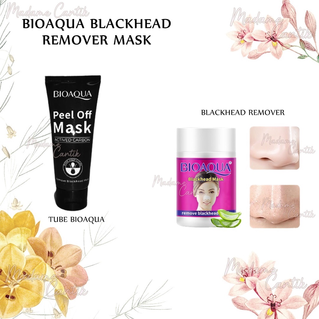 ✿ MADAME ✿ BIOAQUA BLACKHEAD REMOVER MASK HUTMUN - BLACKHEAD MASKER KOMEDO BPOM