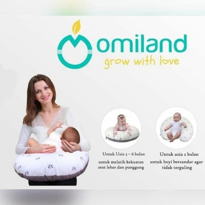 PROMO !! Bantal Menyusui Panda Series Omiland OWB1141 Nyaman Lembut