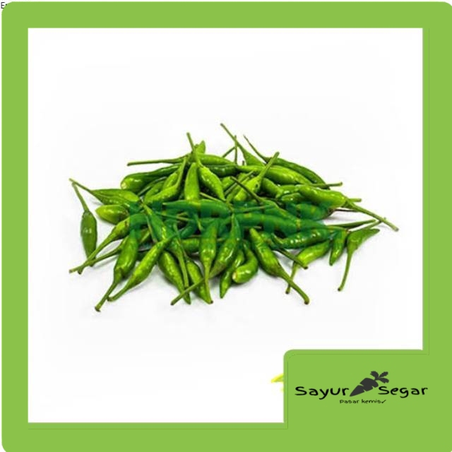 

Cabe rawit hijau [100 gr]