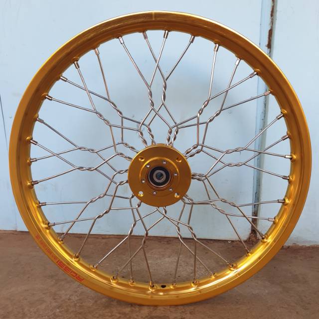 Paket velg depan jari jari kepang vixion ninja fu sonic cb150r jupiter vega mio beat vario dll