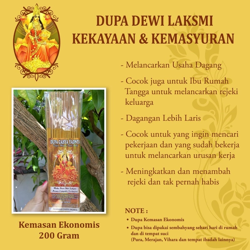 Dupa Dewi Laksmi