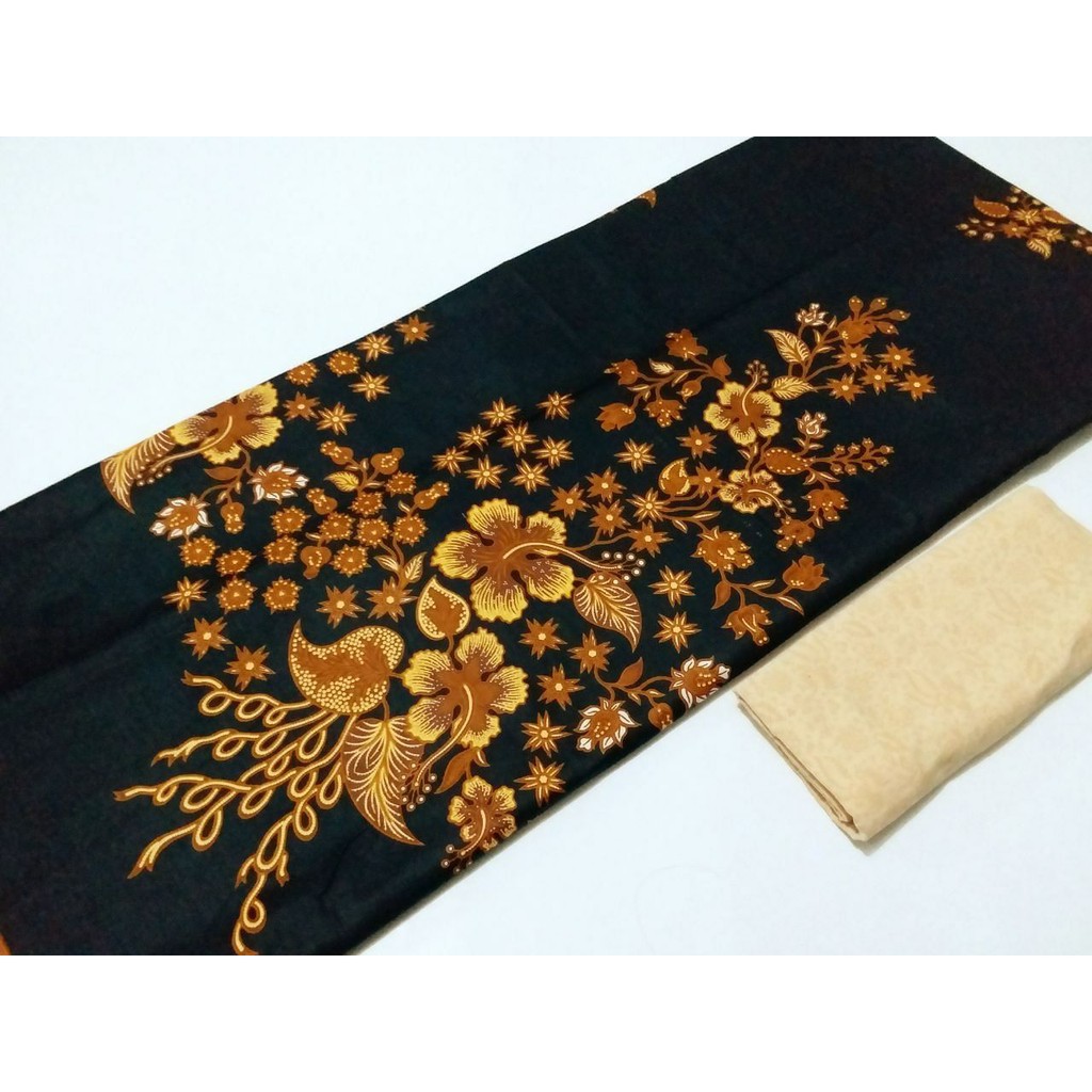 Kain batik hitam manis unggul jaya