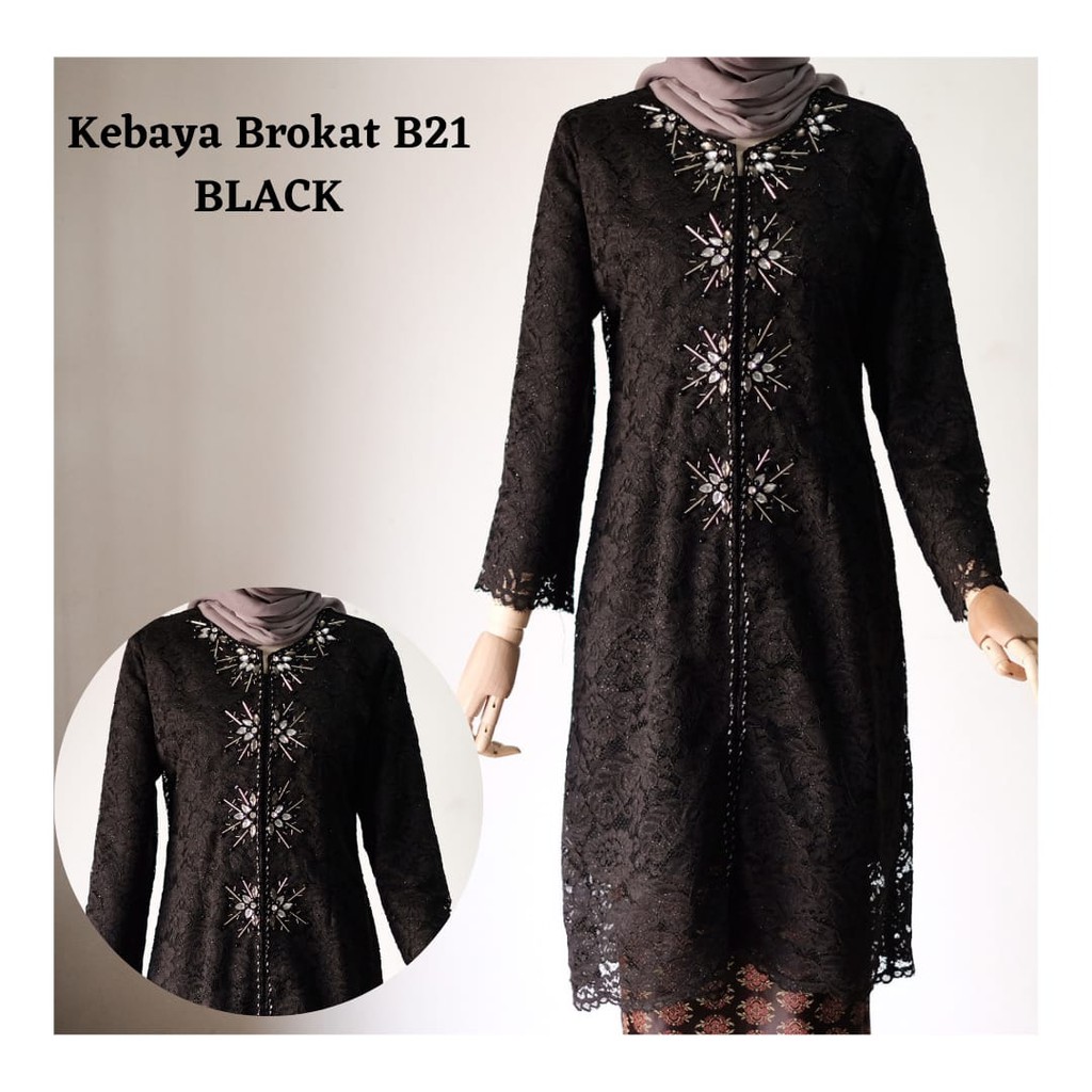 KEBAYA BROKAT TUNIK PAYET NON  GLITER / KEBAYA BROKAT PESTA / KEBAYA BROKAT PAYET