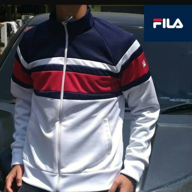 TRACKTOP COMBI FILA ‹ JAKET PRIA ORIGINAL ‹ EF