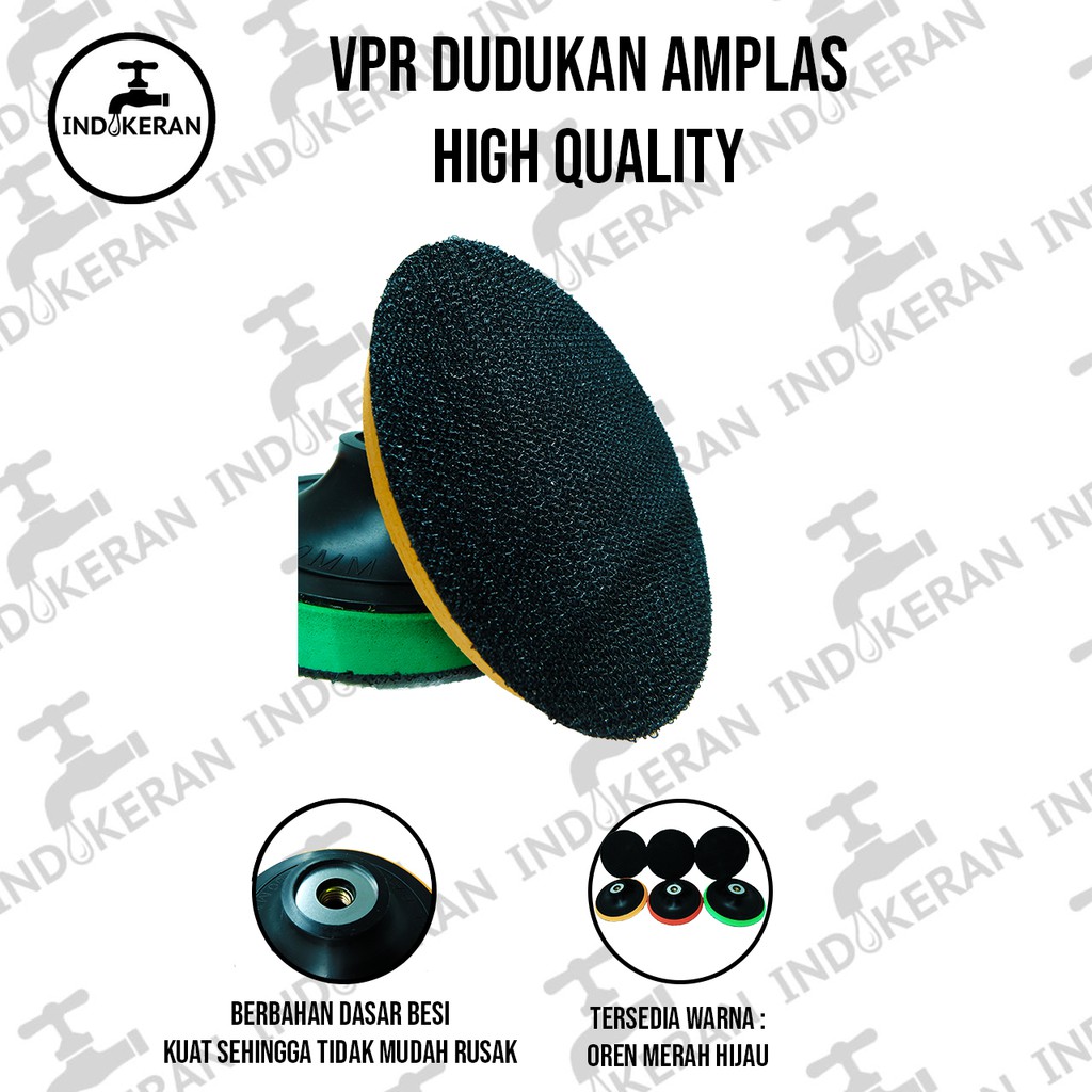 INDOKERAN - Dudukan Amplas - 4 Inch - High Quality