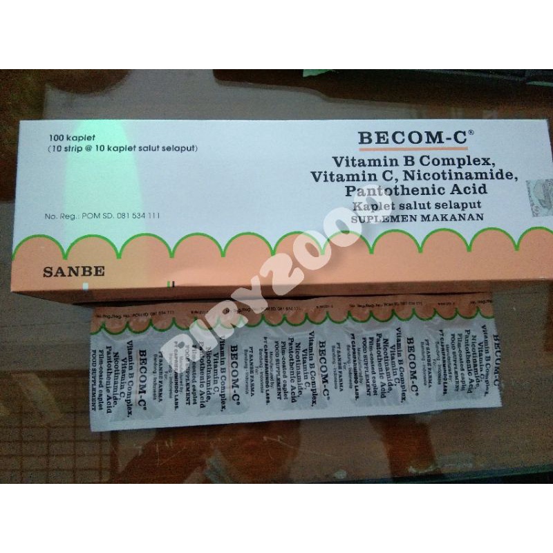BECOM-C/Vitamin B complex dan Vitamin C