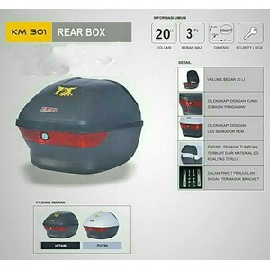 Tabung Box KMI-301/Rear Box KMI-301 Warna Hitam Seller Termurah.