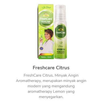 Fresh Care Minyak Angin Aromatheraphy Roll On 10ml