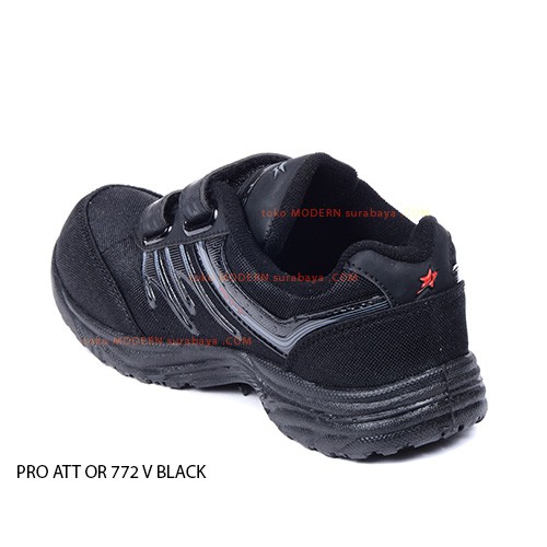 PRO ATT OR 772 V BLACK sepatu sekolah anak sneaker