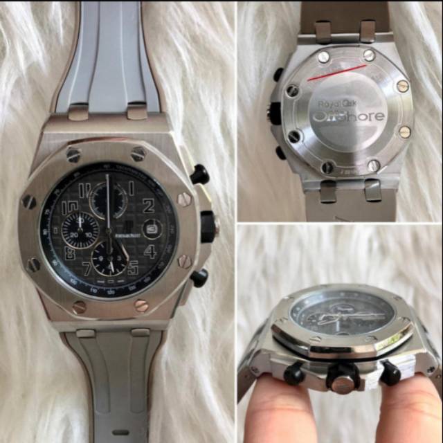 JAM TANGAN PRIA A-PIGUETT ROYAL OAK OFFSHORE CHORONO GRAPH  GRAY