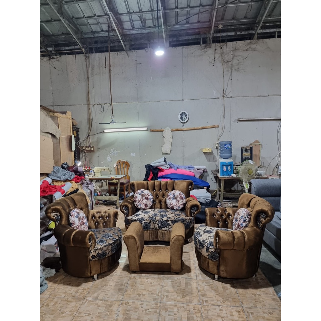 Sofa inul 211 / sofa kancing 211 / sofa minimalis