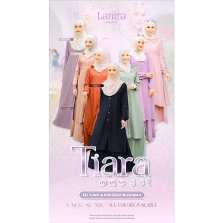 Tunik TIARA One set bahan ity crepe by Lanira Daily