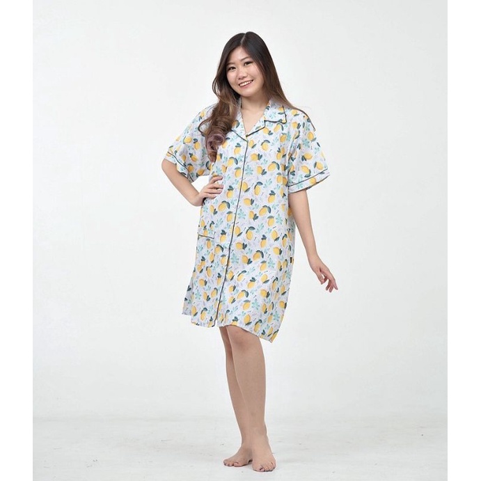 Eimy - Daster Remaja dan Dewasa Katun Mix Motif Karakter LD 104 cm | Daster Doraemon | Daster Hellok