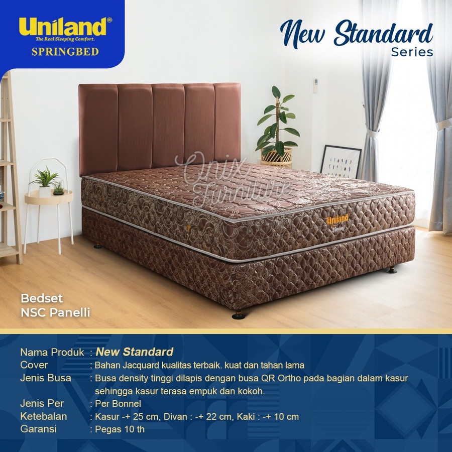 Springbed Uniland New Standard Panelli 100x200cm