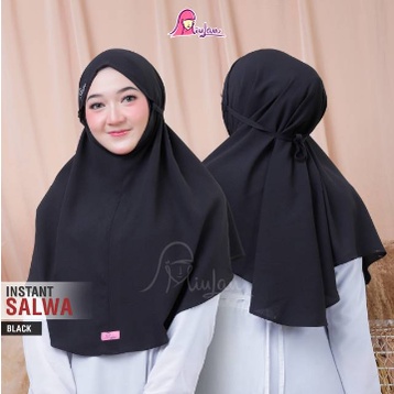 ✨TERBARU✔️ JILBAB BERGO INSTAN SALWA MIULAN | Instant Salwa Miulan - SALWA DEWASA hijab Crepe Jilbab