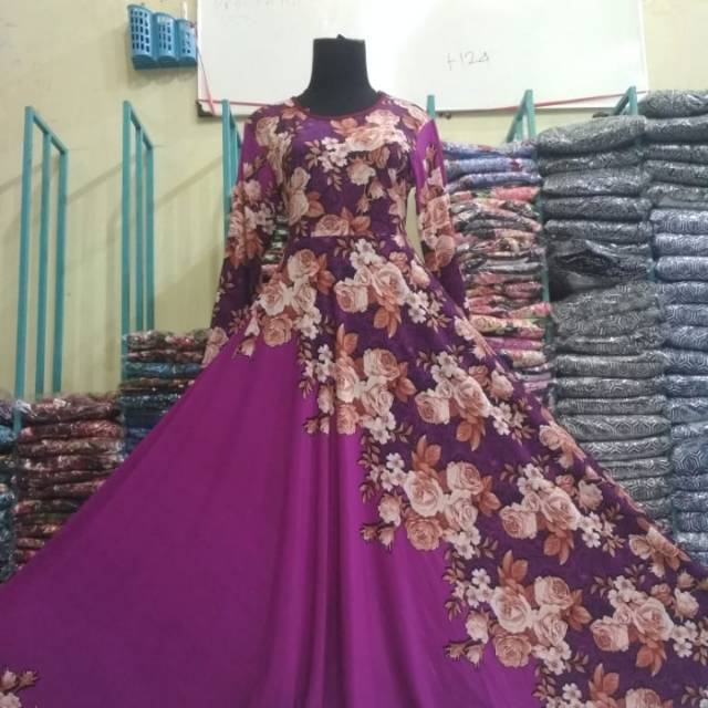 Gamis Jersey motif