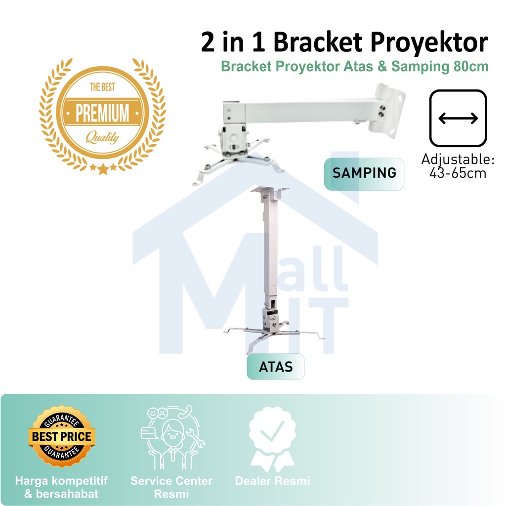 BRACKET PROYEKTOR BRACKET PROJECTOR BRAKET PIXELSCREEN UNIVERSAL XB65