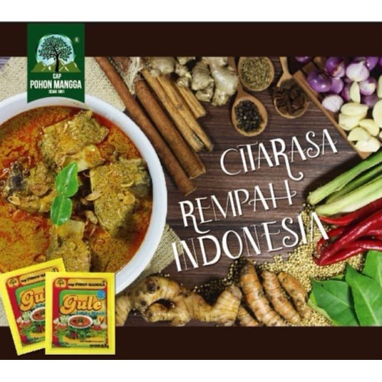 Bumbu Gule Bubuk Gulai Sachet Praktis Kambing Ayam Sapi Ikan Daging Instan Cap Pohon Mangga Pomang Shopee Indonesia