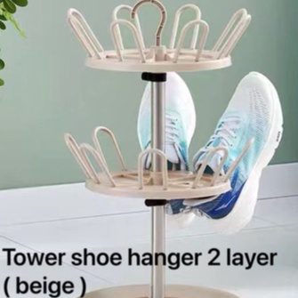 SHENAR EIFFEL TOWER SHOE PORTABLE / RAK JEMURAN SENDAL SEPATU / HANGER KAOS KAKI / GANTUNGAN PRAKTIS SERBAGUNA