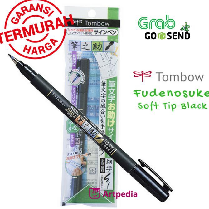 

HOT SALE Tombow Fudenosuke Brush Pen Soft Tip Black Terjamin
