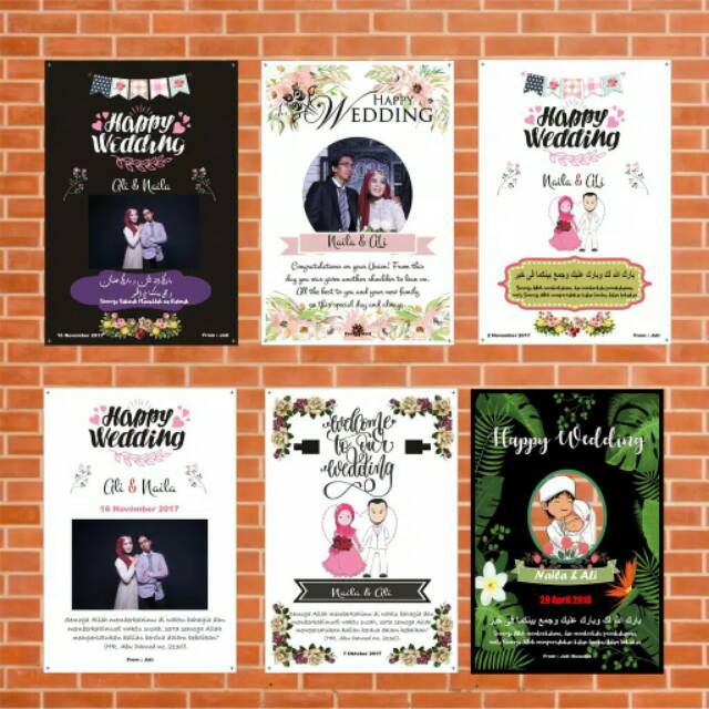 Edit Desain Foto Ulang Tahun, Wedding, Wisuda, Anniversarry, dll