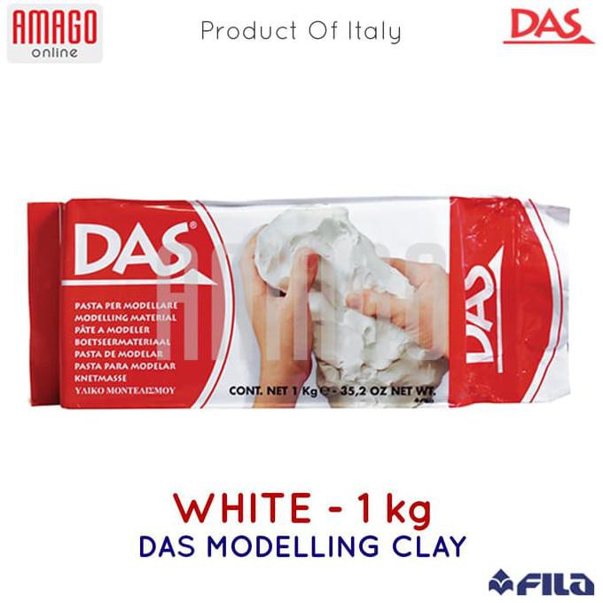 Ready COD DAS MODELLING CLAY - WHITE - 1 KG - 387500 ORIGINAL