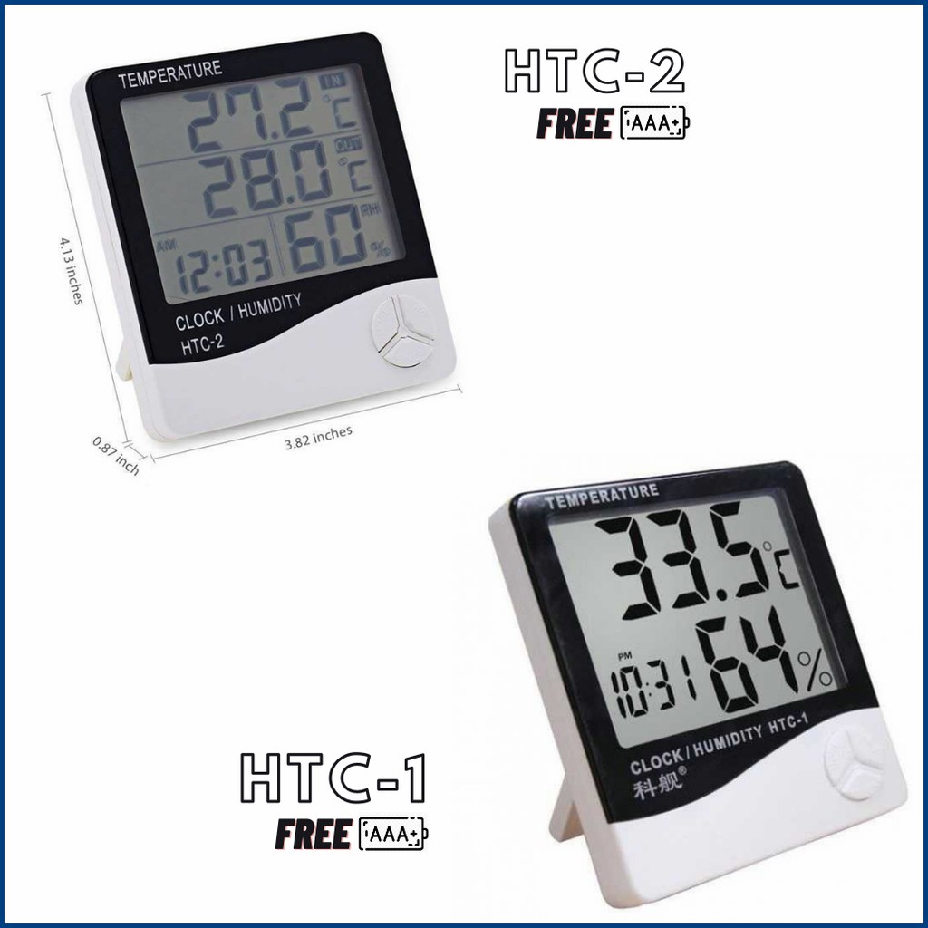 Termometer Digital Ruangan Taffware HTC-1/HTC-2