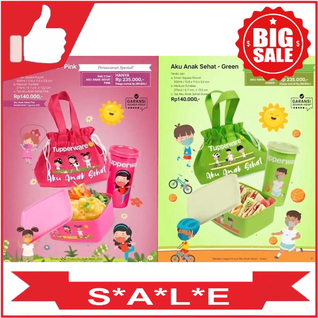 Tupperware Aku Anak Sehat Tupperware Original