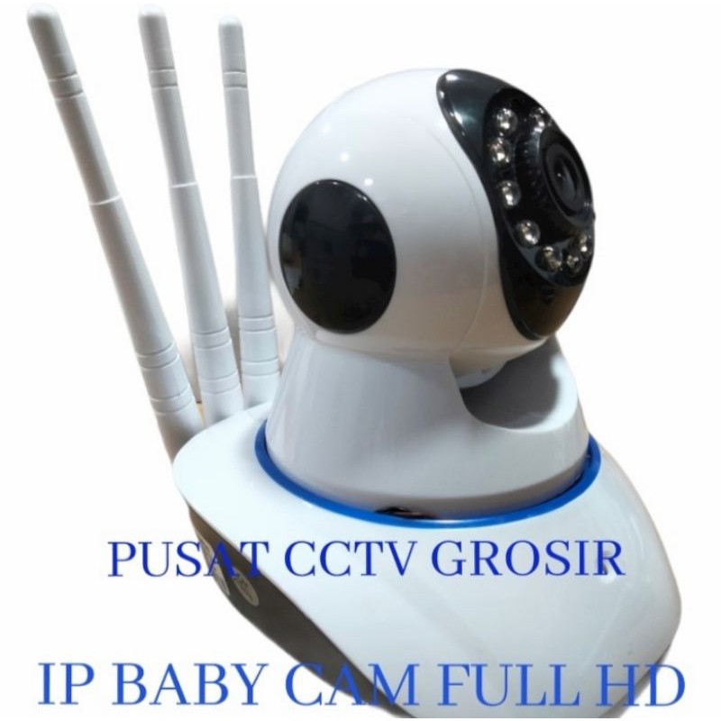 Ip Cam Kamera Cctv 1080p Portable Wireless Wifi Baby Cam-tanpa memori