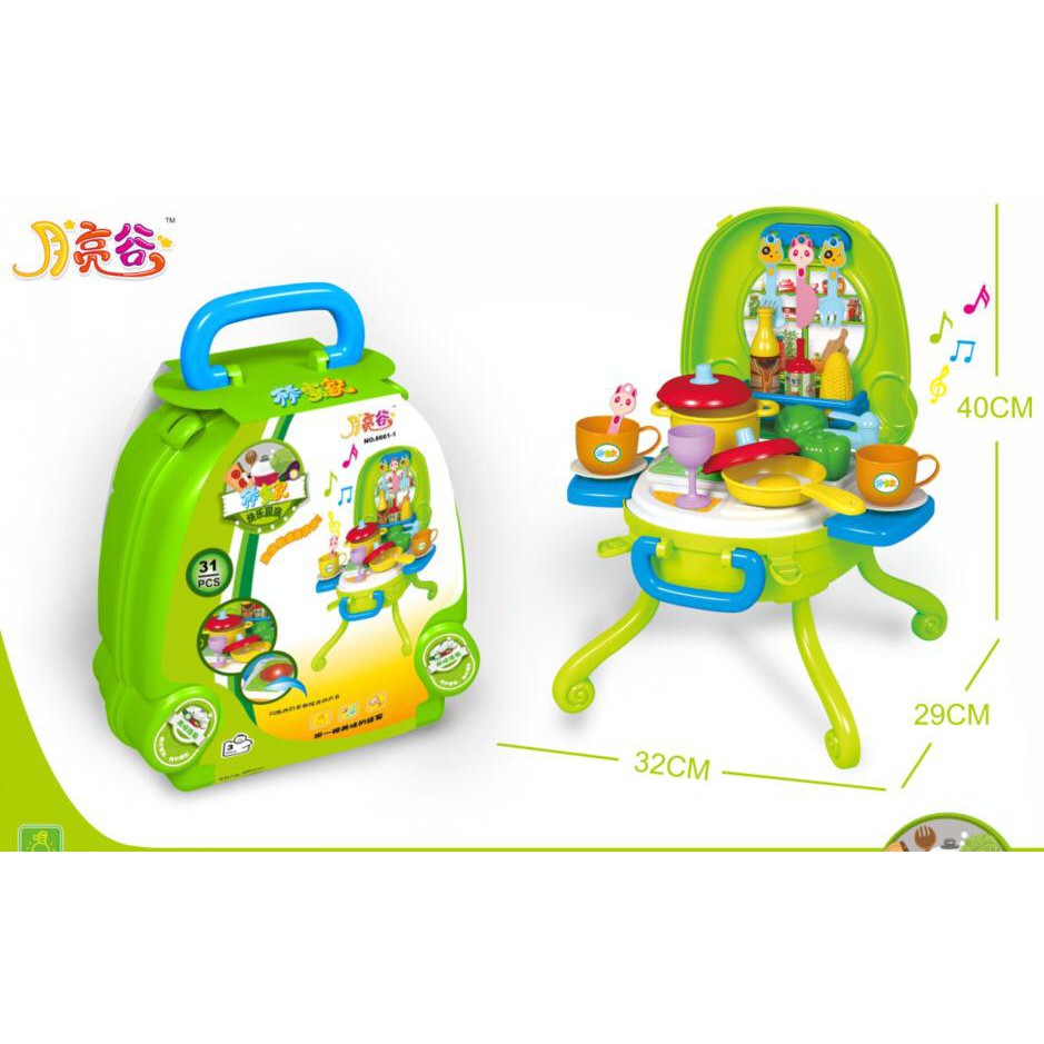 Mainan anak Kitchen set bersuara murah kiddystore b