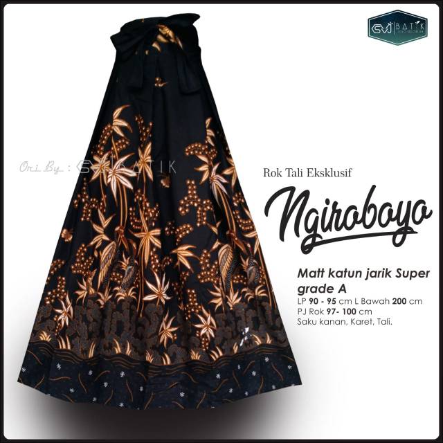 ROK BATIK BEST SELLER ROK NGIROBOYO BAHAN BATIK KATUN HALUS ASLI SOLO ROK KERJA ROK PANJANG