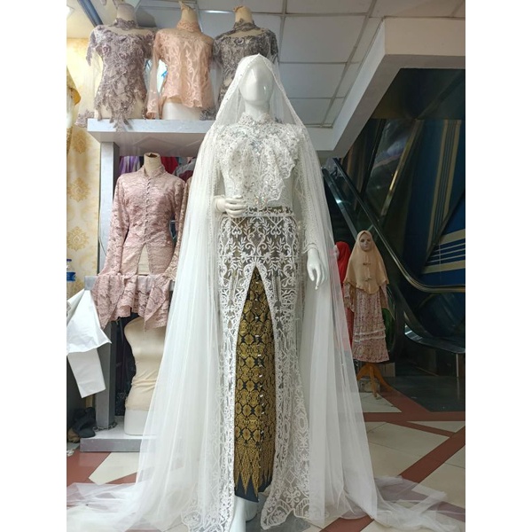 Kebaya pengantin akad || kebaya pengantin full payet