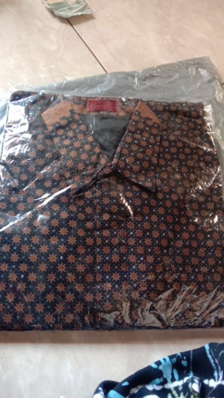 Atasan Kemeja Batik  Pria Lengan Pendek Premium Truntum Garuda 2 Full Furing Rajasakti Solo Ori