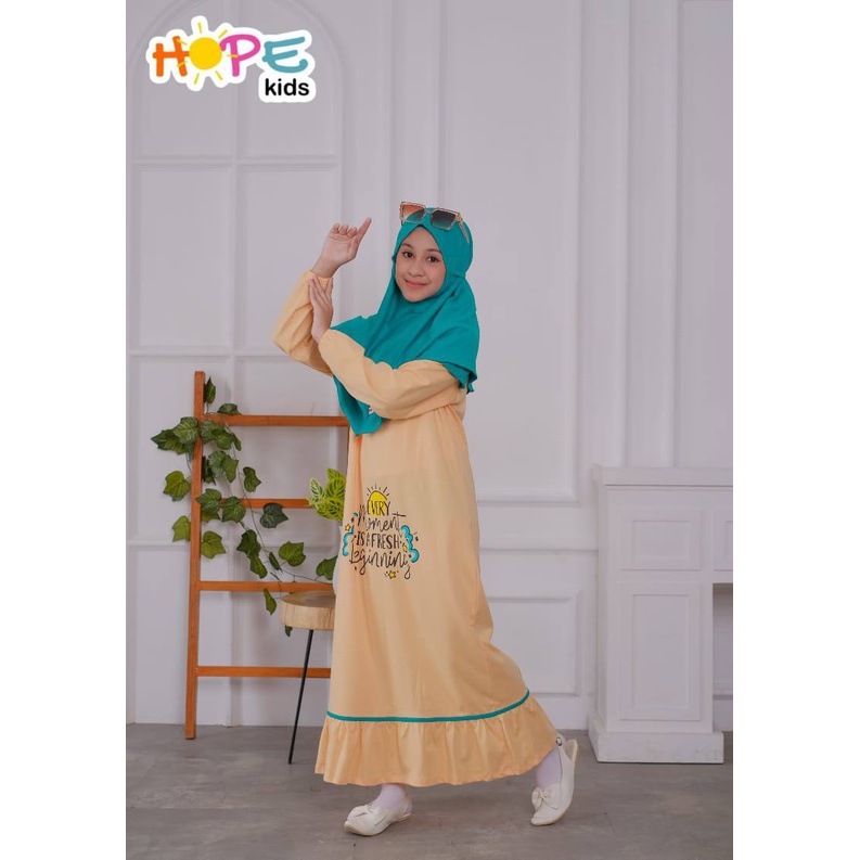 Gamis anak SET GAMIS HIJAB by HOPE KIDS*