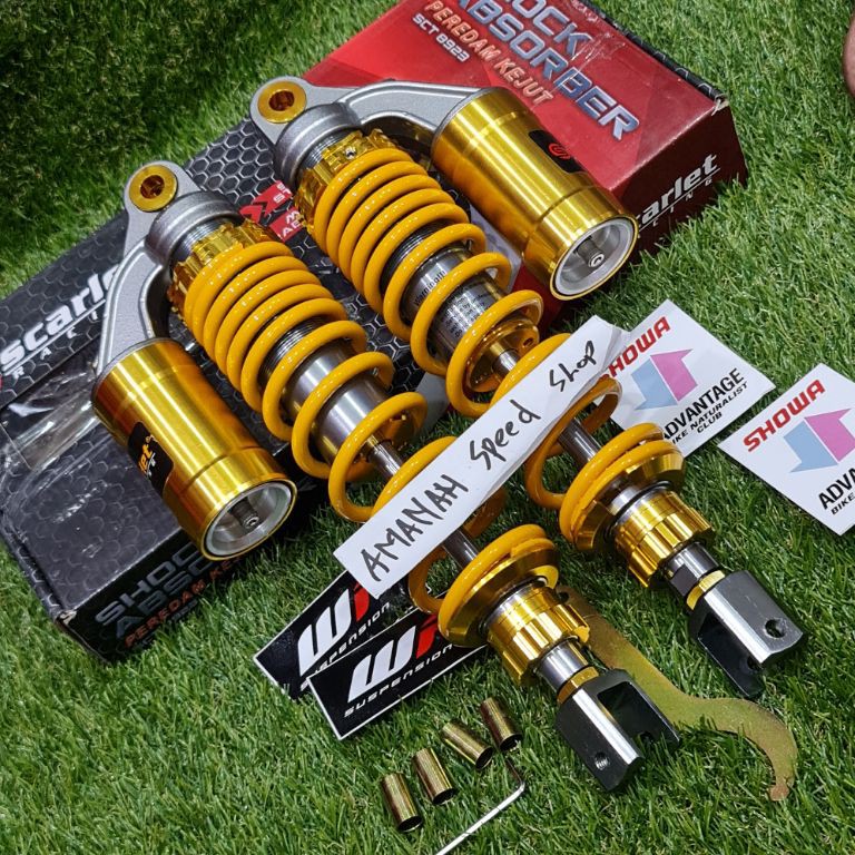 Shock Breaker Scarlet Nmax Pcx Xmax Wp Showa 340 350 mm Original