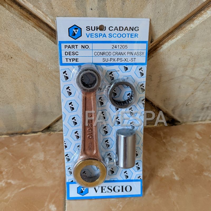 STANG SEHER PISTON VESPA MERK VESGIO