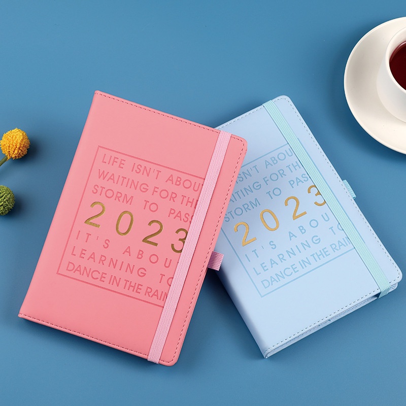 

Terlaris ✨ - Buku Agenda 2023 / A5 Cover Kulit PU Lembut Untuk Stationery Sekolah3.1.23