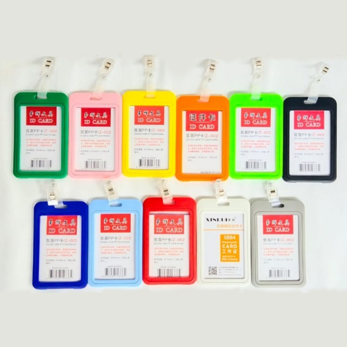 

Dijual Id Card Holder Z-002 + Jepit Wf Tr (1Set) Diskon