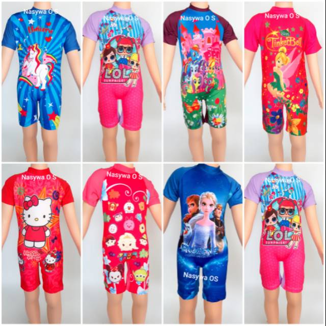  Baju  renang anak  perempuan  usia 4th sampai 8th Shopee  
