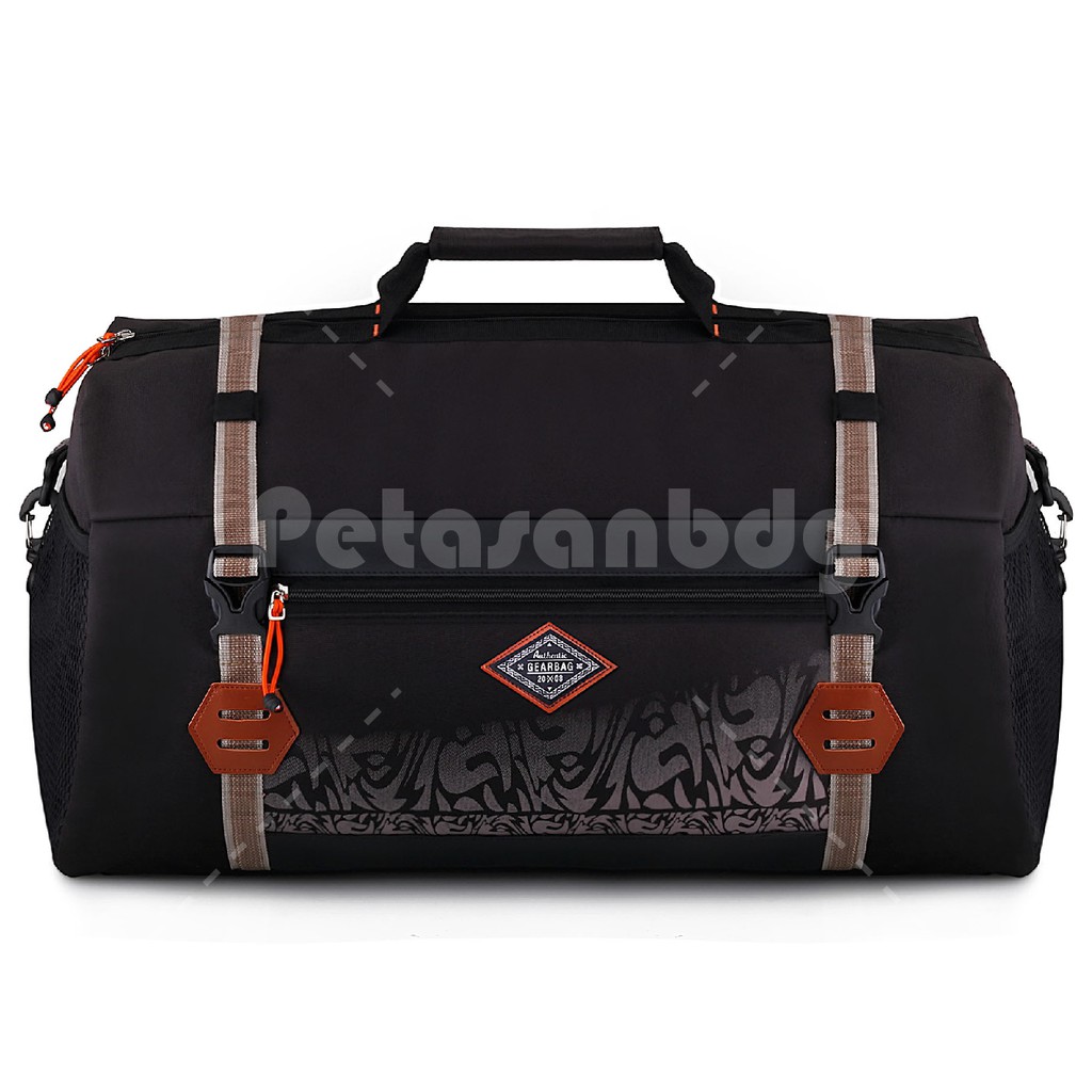 PTS -Gear Bag Crossover Travel Bag - Tas Jinjing dan Tas Selempang Authentic Edition - Black - Tas Mudik Lebaran