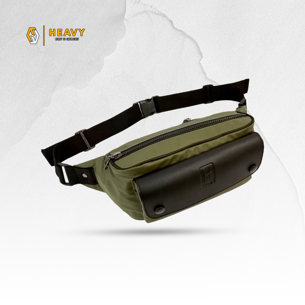 Tas Waistbag Distro Heavy Waterproof | tas pria tas pinggang heavy anti air premium