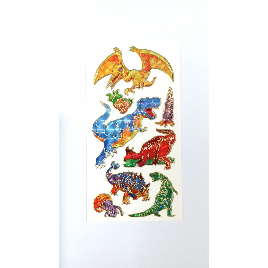 

RS Toys Jual Aneka Macam Mainan Dan Label Wall Book Stiker Laser Stickers Hewan Dino Dinosaurus 8bh