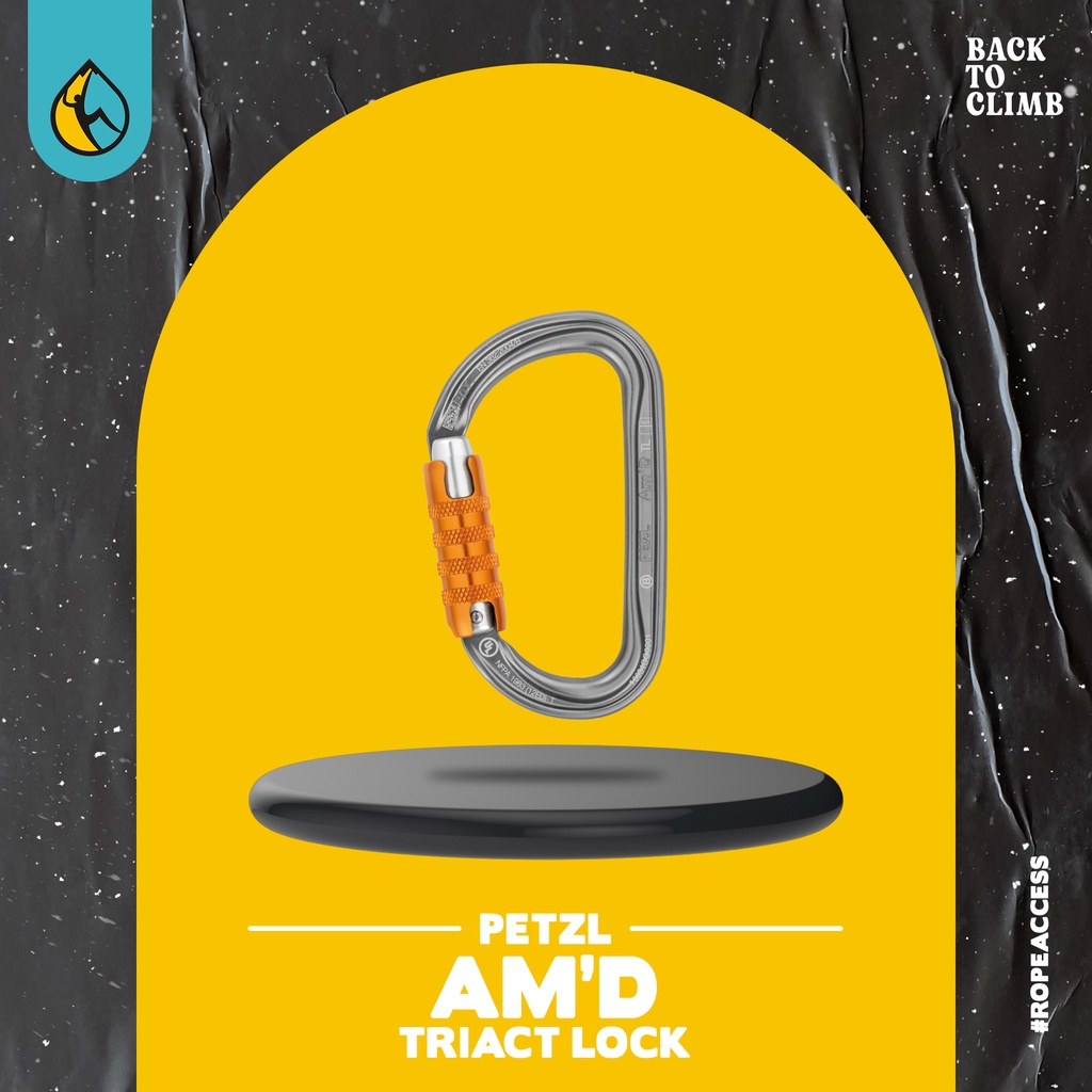 Petzl AmD triact Lock climbing carabiner Murah Rescue rope acces