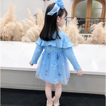 LittleAaron DRESS CLAIRE BRANCH EBV Baju Dress Anak Perempuan Import 6 bulan - 4 Tahun