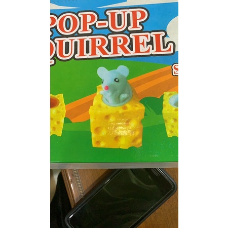 Pop Up Squirrel mainan tupai lucu