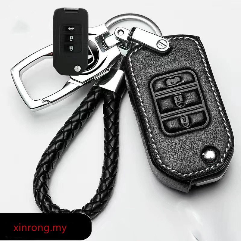 Sarung Remote Kunci Mobil Keyless Untuk Honda Hrv Brv Jazz Crv 2014-2021