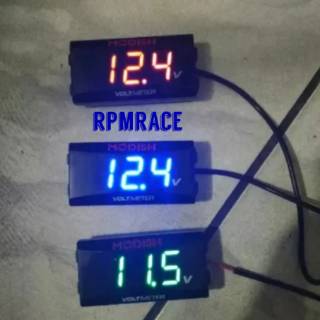 Volt Meter Aki Motor Universal Pengukur Volt Aki Motor Volt Meter Aki Motor Universal Pengukur Volt Aki Motor