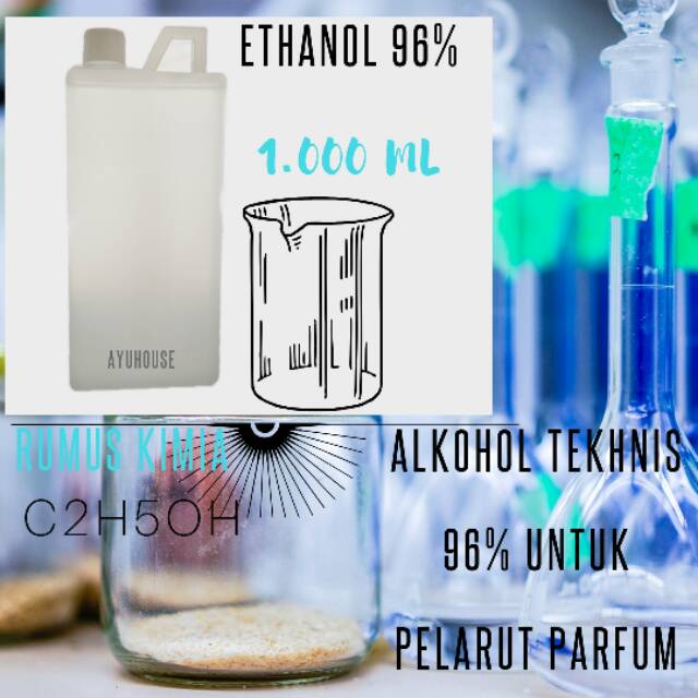 Jual murah Ethanol 96% absolute 96% untuk pelarut biang parfum